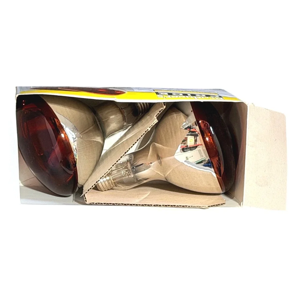 Producer's Pride Red Heat Bulbs 250W E26 2-Pack 120V Animal Habitat Brooder Coop